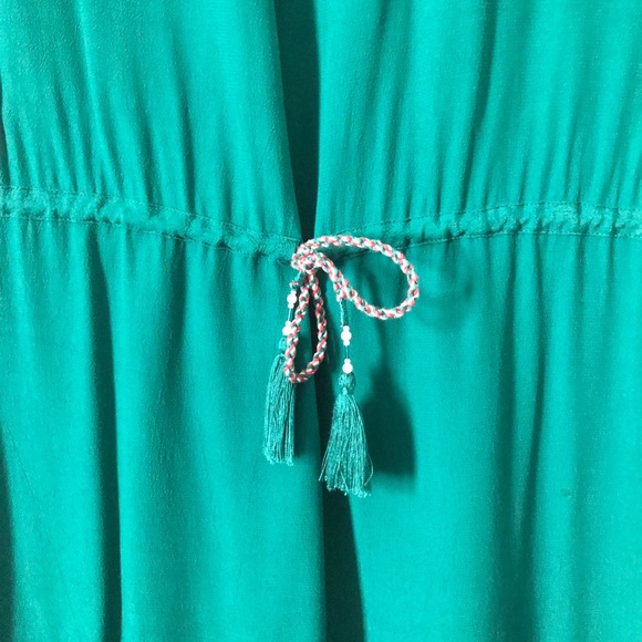Emerald Cinch waist Comptoir Des Cotinnier Dress - Picture 4 of 8